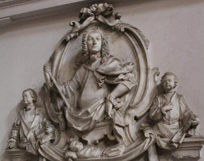 Domenico Antonio Vaccaro, Francesco Pagano, Monumento di Ettore Carafa della Spina. Napoli, San Domenico Maggiore