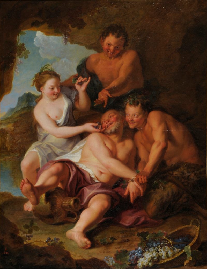A. Coypel, Sileno imbrattato di more dalla ninfa Egle, 1700-1701, Reims, Musée des Beaux-Arts
