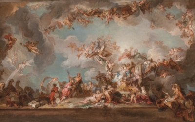 F. Lemoyne, Allegoria del Commercio e del Buon Governo, 1719-1720, Parigi, Musee des Arts Decoratifs