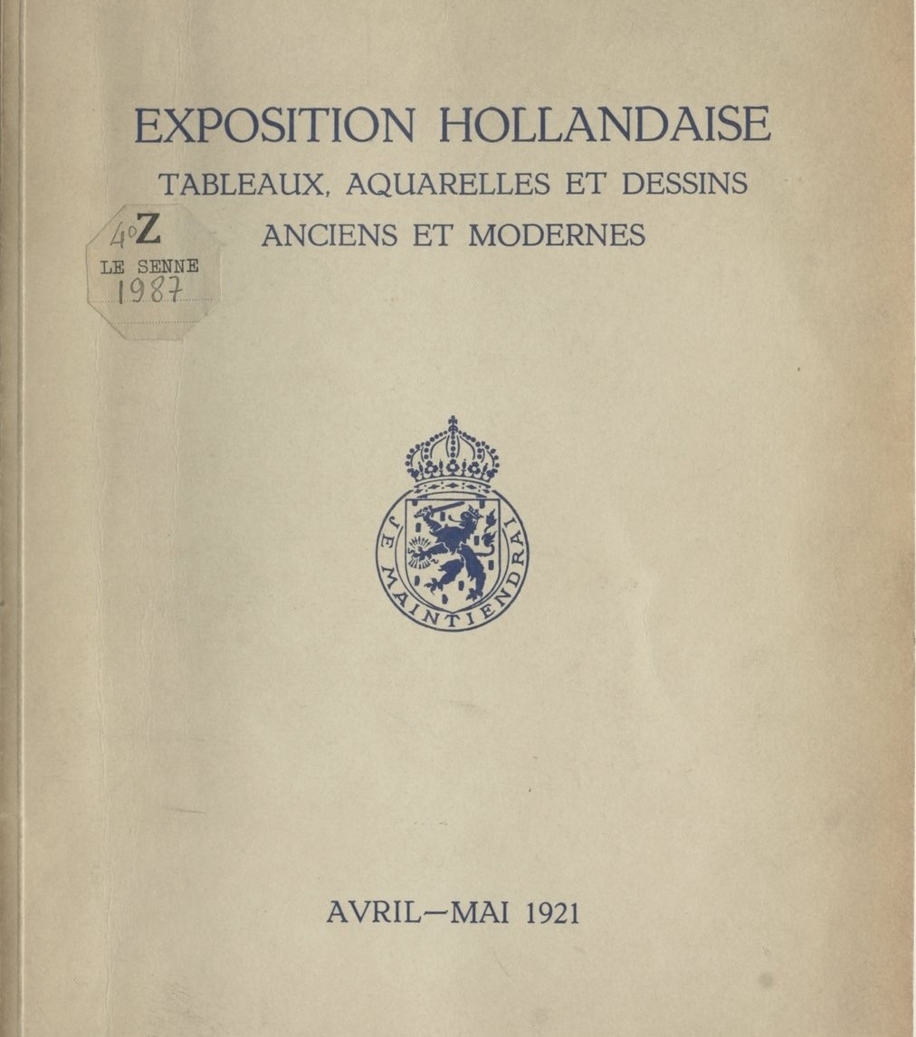 Catalogo della Exposition hollandaise