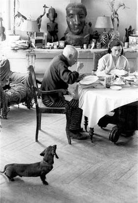 Picasso a Cannes, 1957