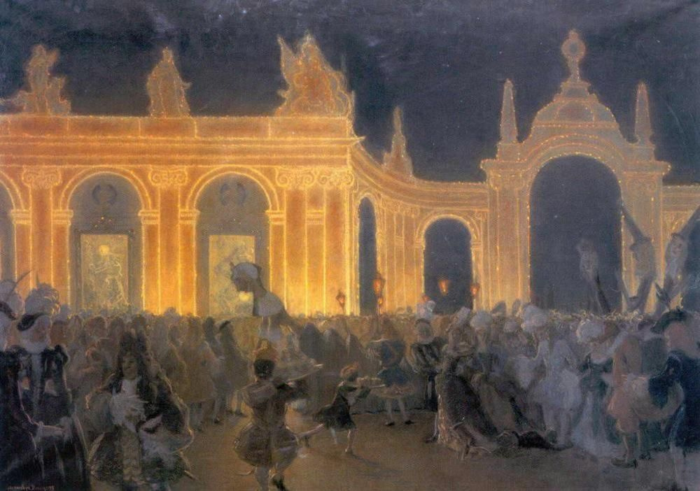Alexandre Benois, Mascherata ai tempi di Luigi XV, 1898