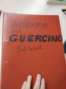 Documento Archivio Mostra Guercino 1968